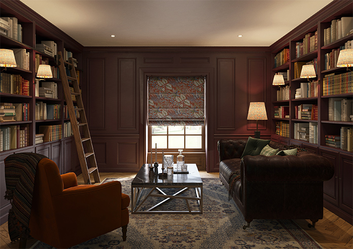 Paloma, Cinnamon - Roman Blind - Image 8